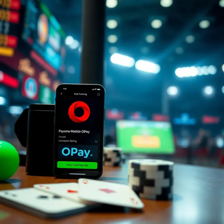Visual representation of OPay payment methods available for AdiBet users