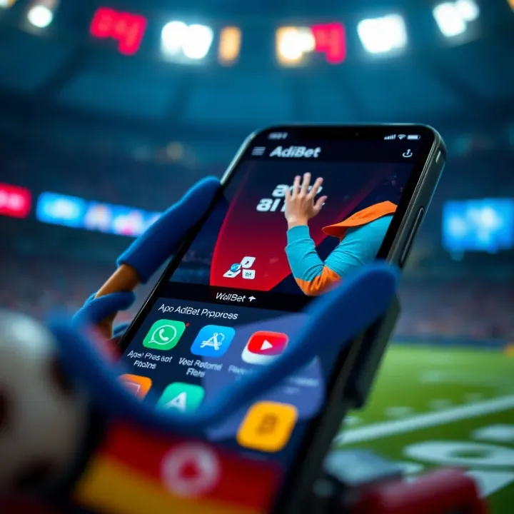 Download page showing AdiBet app available for multiple platforms