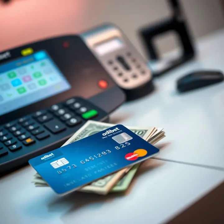 Exploring Deposit Options Available at Adibet Bank Close-up of cash and debit card placed on a desk next to a secure banking terminal