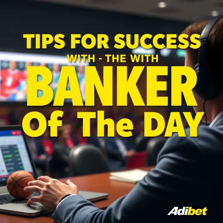 Graphic depicting tips and strategies for effective sports betting using Adibet's Banker of the Day feature