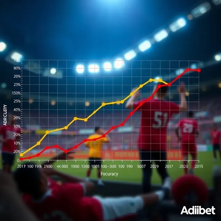 Graph showing the accuracy of sports predictions for Nigerian bettors