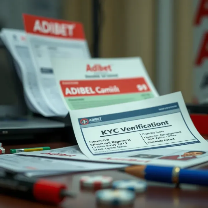 Close-up of essential identification documents required for Adibet KYC verification displayed on a desk