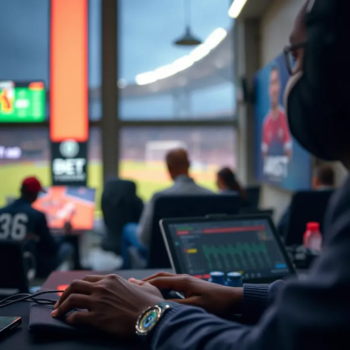 Digital interface showcasing innovative technology transforming Nigeria's betting market