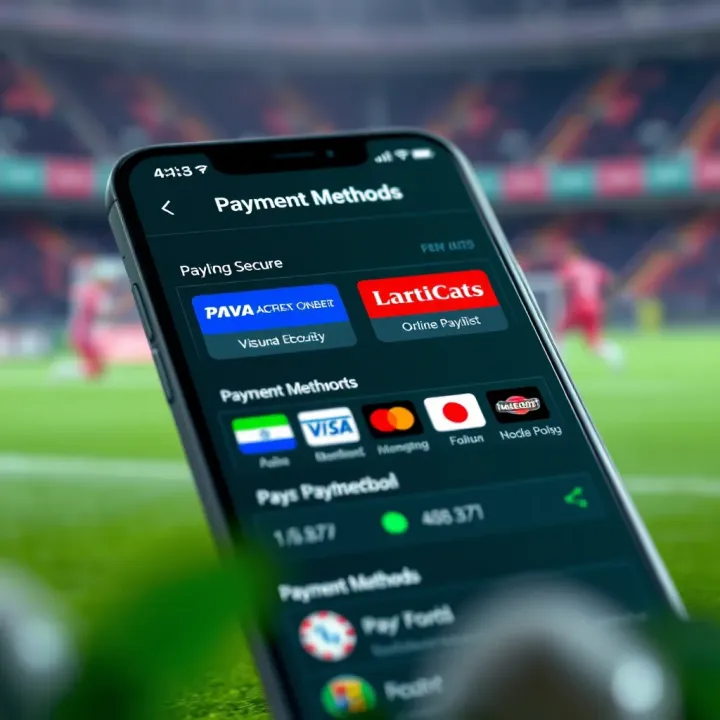 Secure online payment transaction screen highlighting various payment methods available for Adibet UK app users