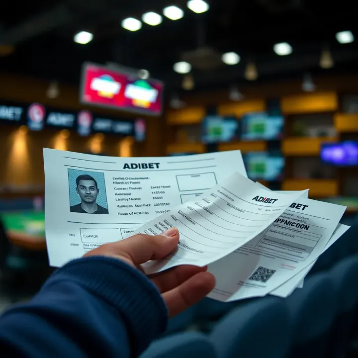 Verification documents including identification card and proof of address presented for validation