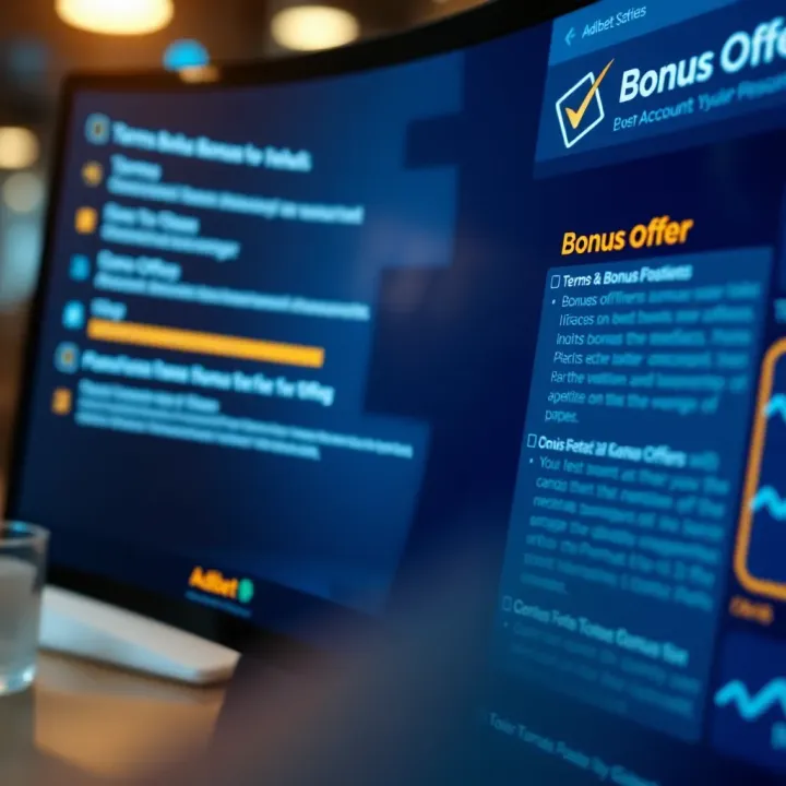 Key Factors to Consider When Selecting Bonus Offers Conceptual graphic of a checklist with highlighted terms and conditions next to a glowing bonus offer on a digital screen
