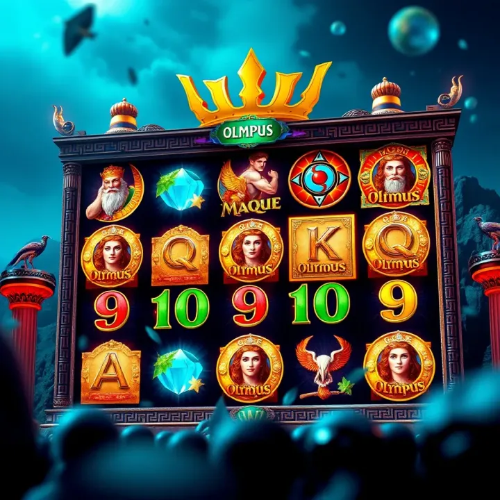 Vibrant Greek mythology-themed symbols displayed on Gates of Olympus slot