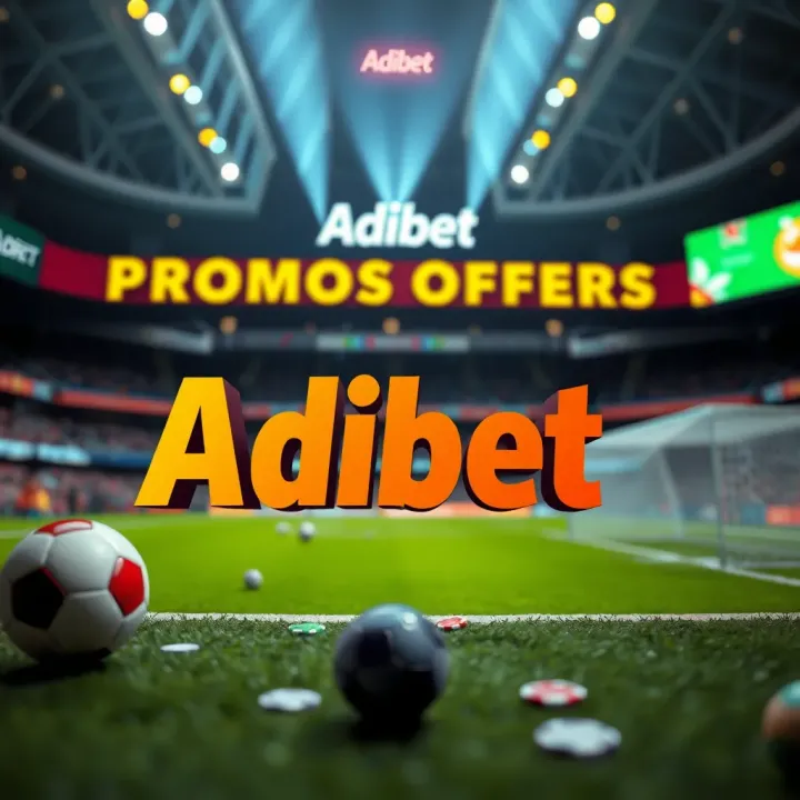 Colorful promotional banner highlighting exclusive Adibet offers and terms