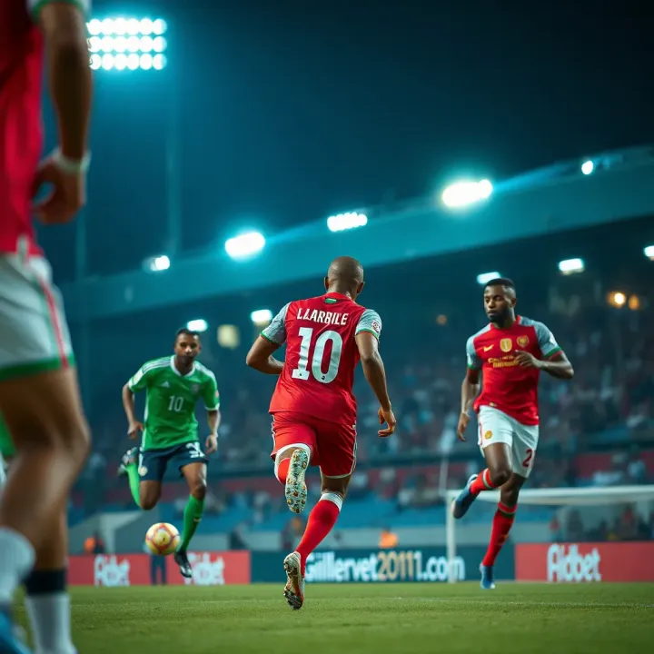 Popular Nigerian Sports for Live Betting Nigerian football match in progress emphasizing popular sports for live betting