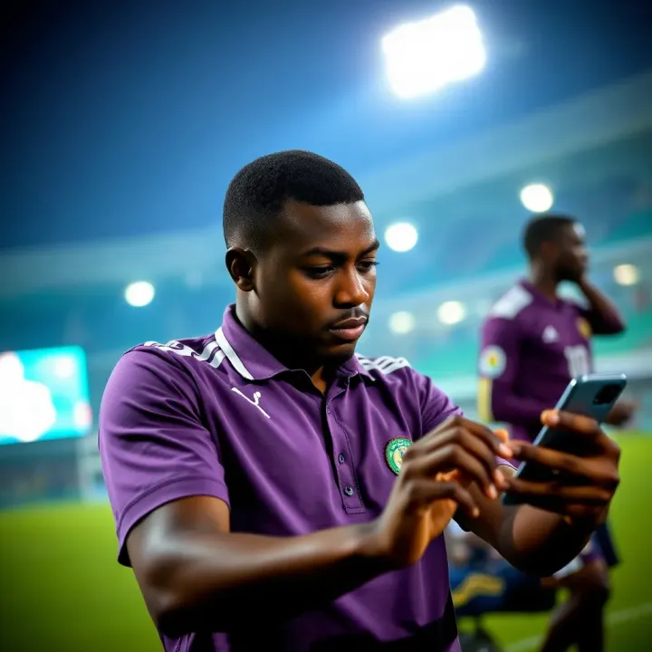 User creating an account on AdiBets Nigeria using a mobile device