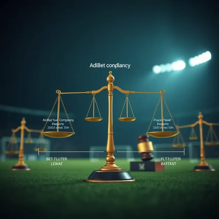 Illustration showing legal compliance and regulatory framework of Nigerian betting industry