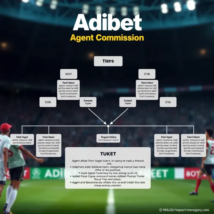 Diagram illustrating Adibet agent commission tiers and earning potential in Nigeria