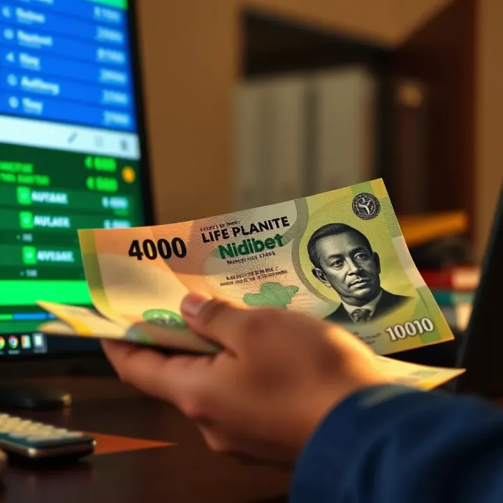 Illustration of Nigerian currency being managed through online Adibet platform