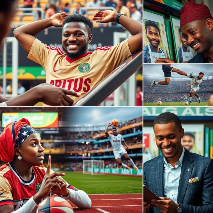 Applications of Adibet Pictures in Nigerian Culture and Commerce Collage featuring various applications of Adibet pictures in Nigerian cultural and commercial settings