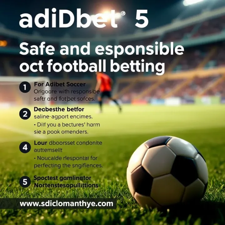 Graphic illustrating tips for secure and responsible online football betting in Nigeria